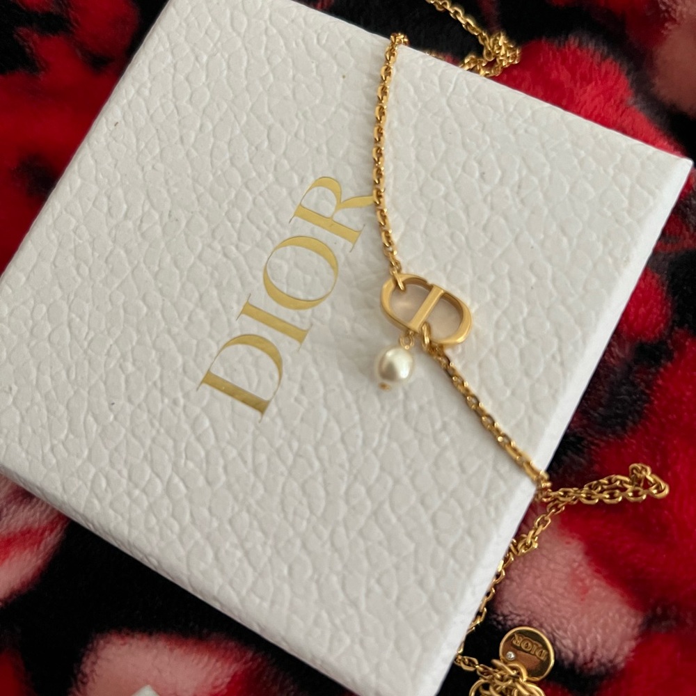 Dior CD Necklace gold